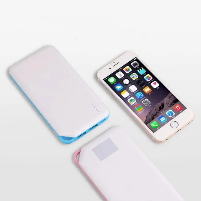 Модный портативный 30000 mAh двойной USB внешний аккумулятор выход 5 V 2A Быстрая