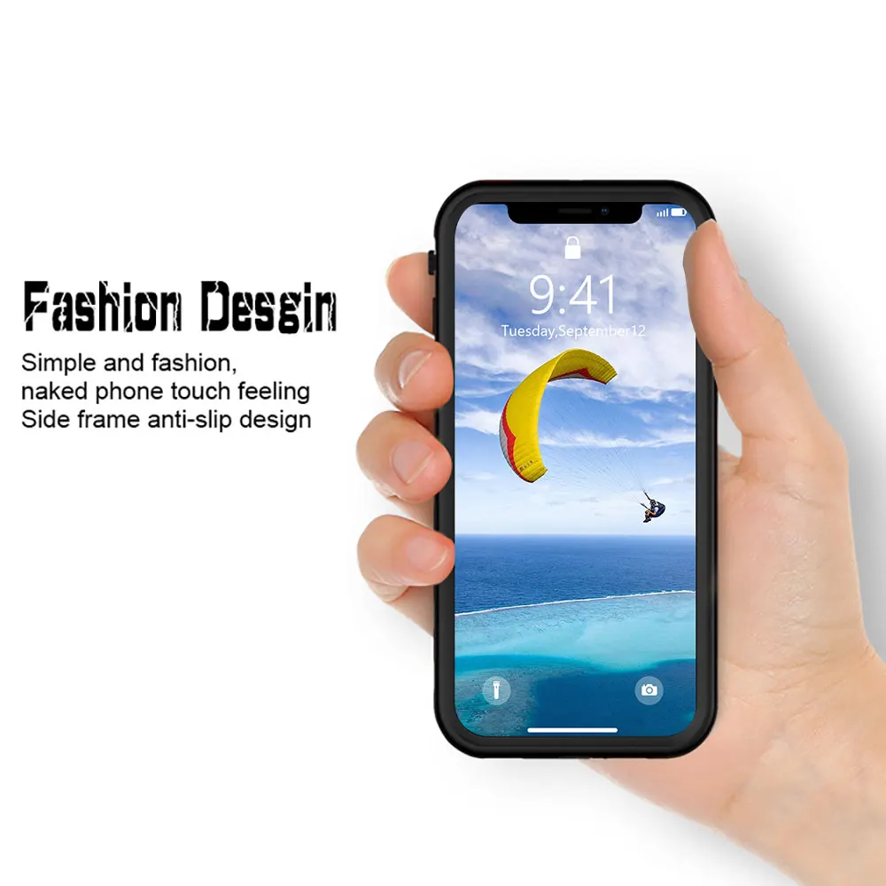 KISSCASE прозрачный водонепроницаемый чехол для iPhone 6 7 8 X XS XR полная защита
