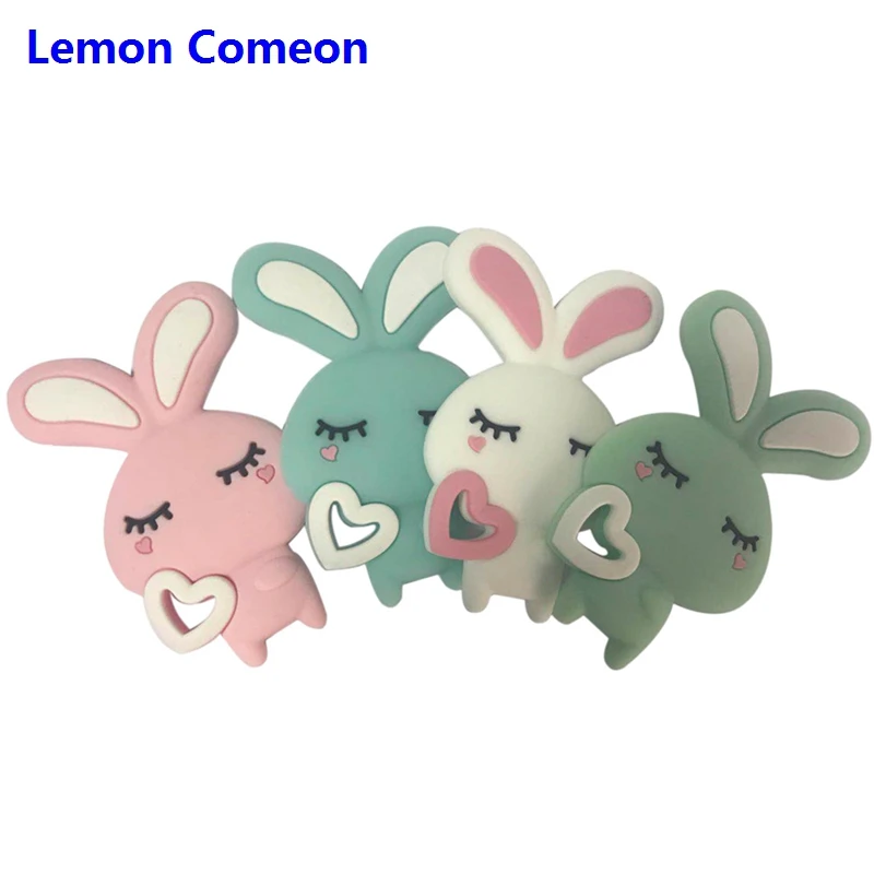 Силиконовые шарики для прорезывания зубов Lemon Comeon 1 шт. силиконовые с рисунком