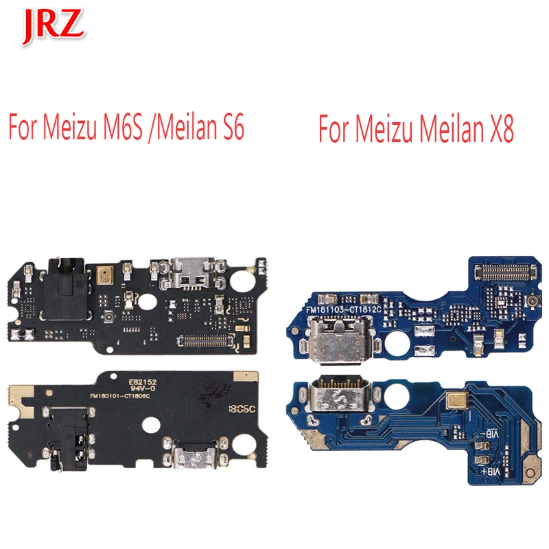 Для Meizu M6S Meilan S6 USB порт зарядное устройство док-разъем гибкий кабель для X8 плата с