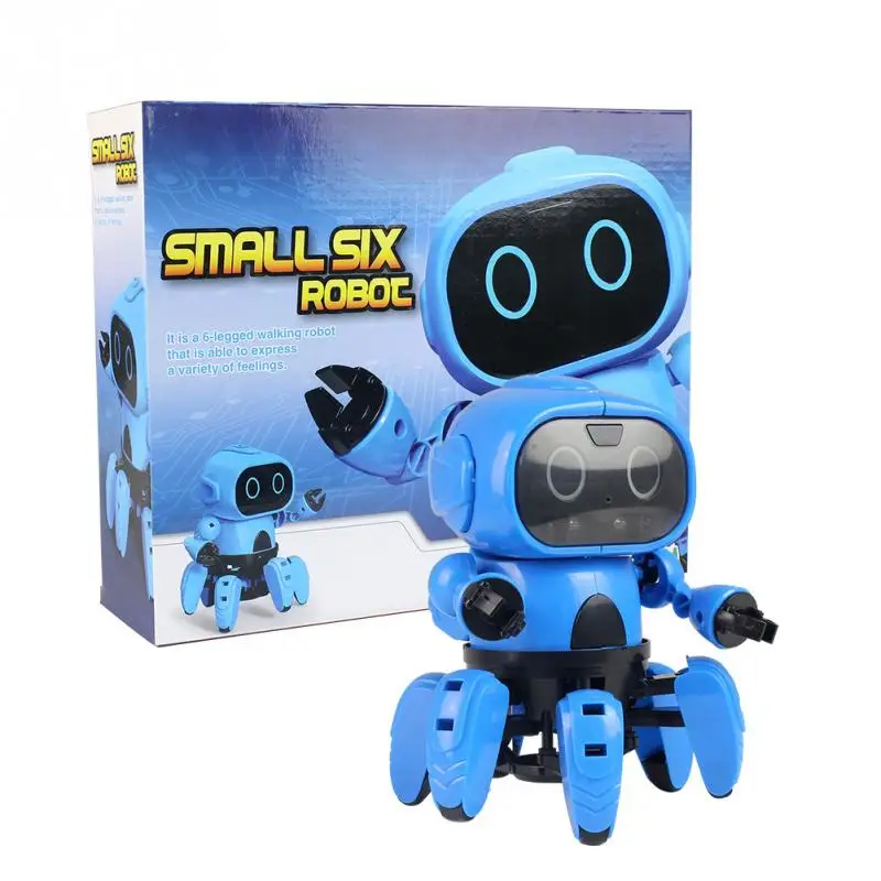 Kid Intelligent Induction Robot DIY Assembled Electric Follow with Gesture Sensor Obstacle Avoidance Kids Educational Toys | Игрушки и