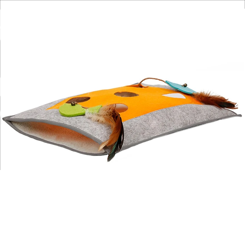 Doglemi Feel Cat Забавный коврик для домашних животных кошка игра шуршание мешок