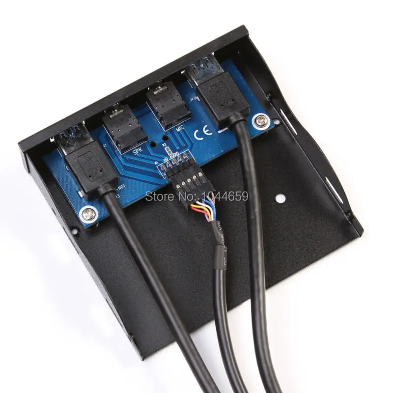 Передняя панель для компьютера 3 5 дюйма 20 2 порта USB 0 HUB Mic HD Audio мм|usb sata hard drive