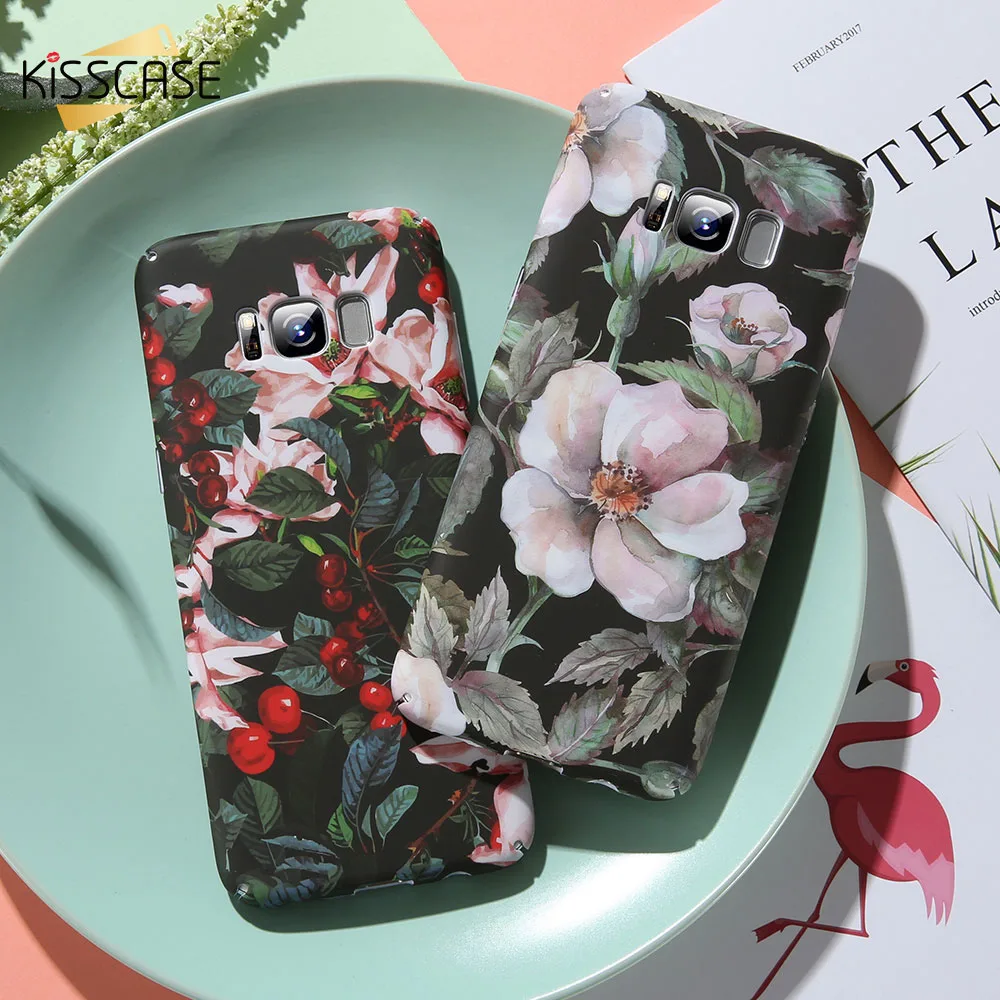 Чехол KISSCASE для телефона с тропическими листьями Xiaomi Mi 8 Lite Play Жесткий из