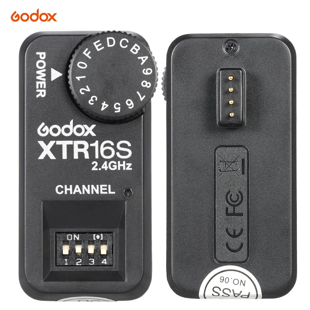 Godox XTR 16S 2 4G Wireless X system Remote Control приемник вспышки для VING V860 V850|Пульты и триггеры| |