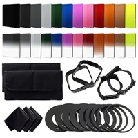 ffyy 24pcs nd graduated filters 9pcs adapter ring lens hood filter holder for cokin p series