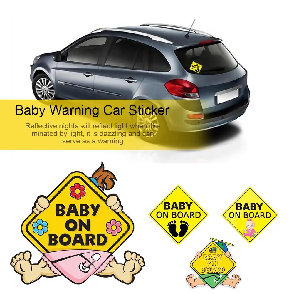 Автомобильный стикер прекрасный мультфильм ребенок на доске шаблон Цветные