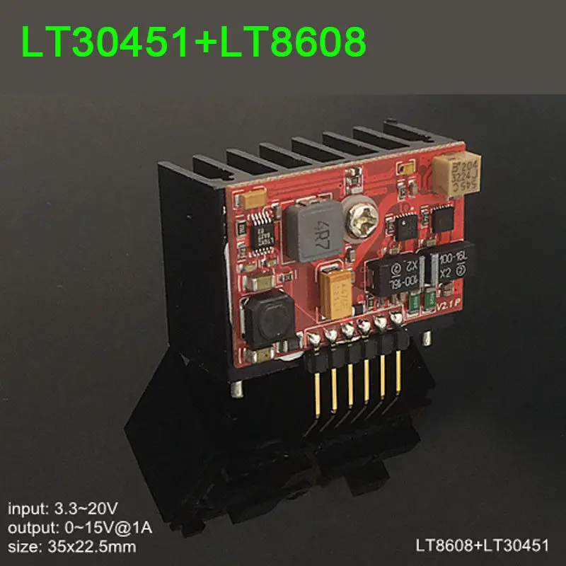LT30451 + LT8608 низкий уровень шума RF аудио DAC ADC Линейный модуль питания|Интегральные