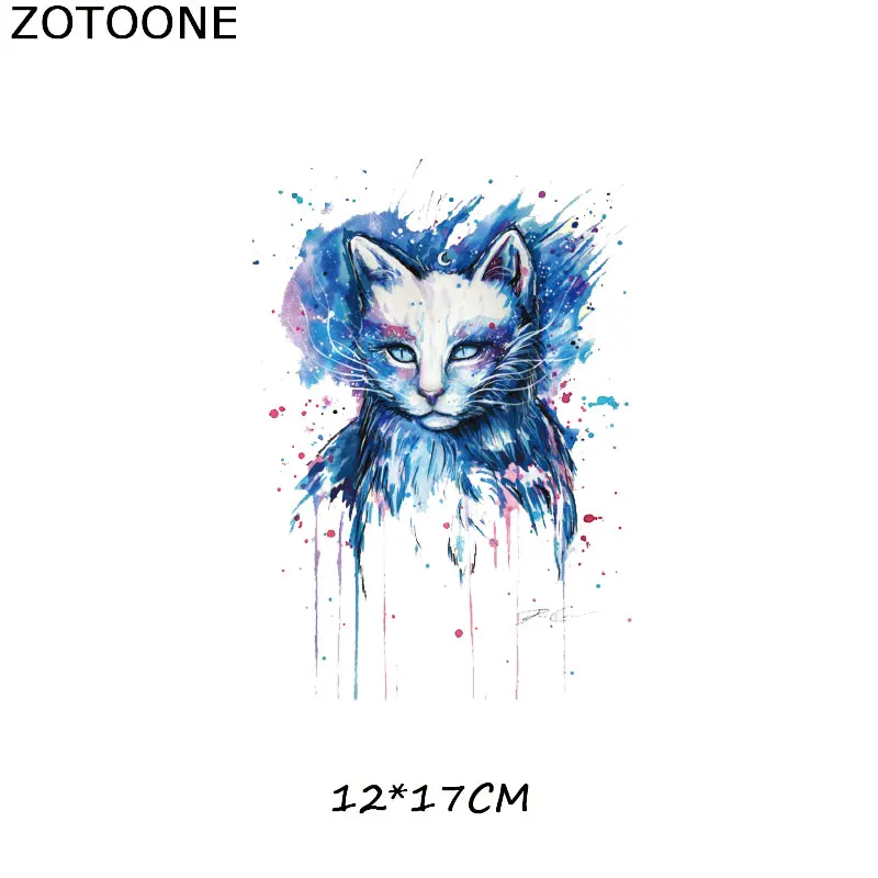 ZOTOONE красочная нашивка для собак кошек совы джинсы термопереводная наклейка