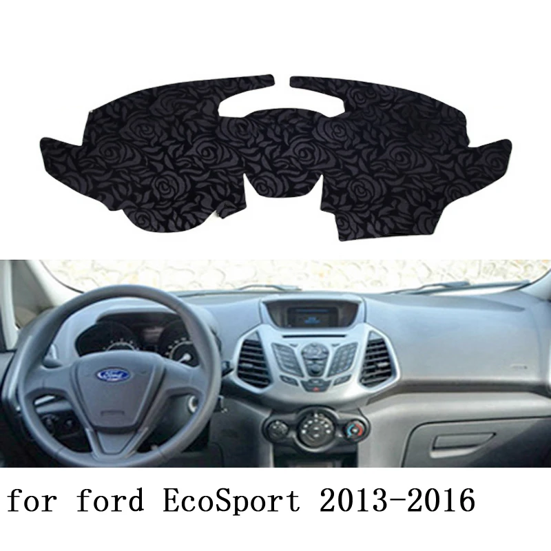 Новейший Рисунок розы Нескользящая крышка приборной панели автомобиля