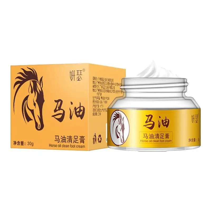 Лошадь масло Anti крем от трещин антифриз увлажняющий уход за ногами Крем Frostbite