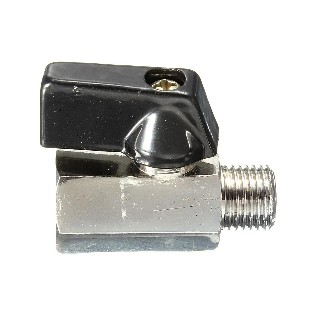 Хромированной латуни 1/4 дюйма Bsp шаровой клапан потока кран мужского и женского