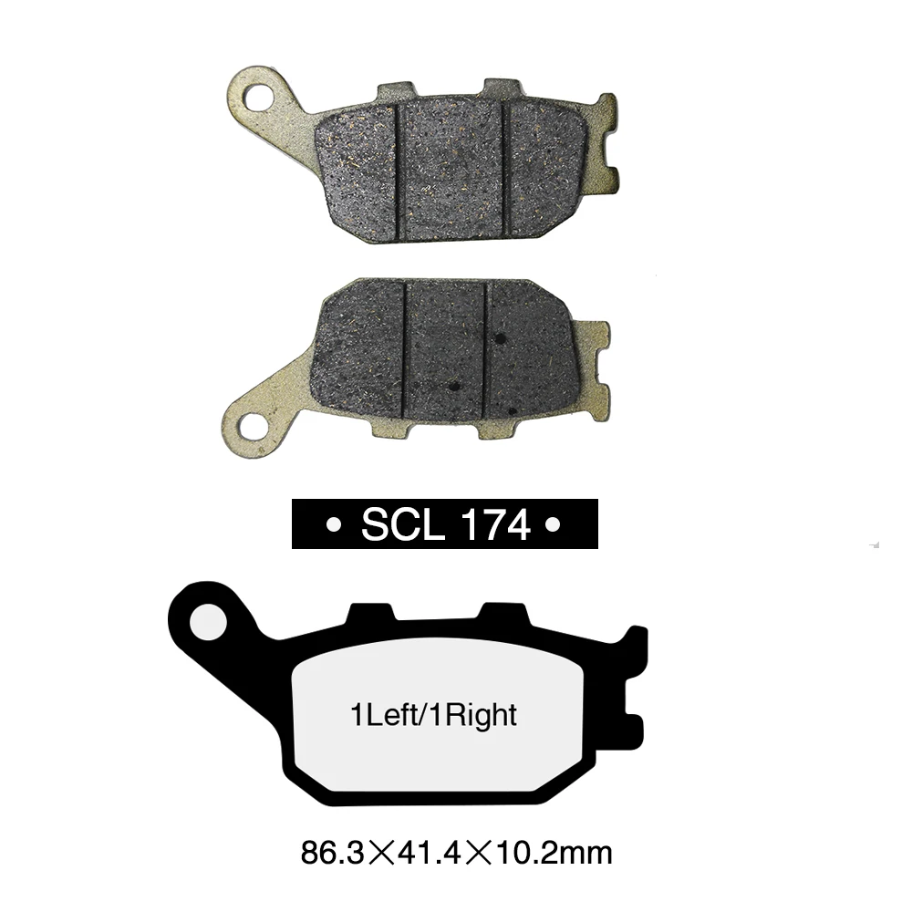 Передние и задние тормозные колодки для мотоцикла ZSDTRP Yamaha YZF-R6 2003-2013 набор