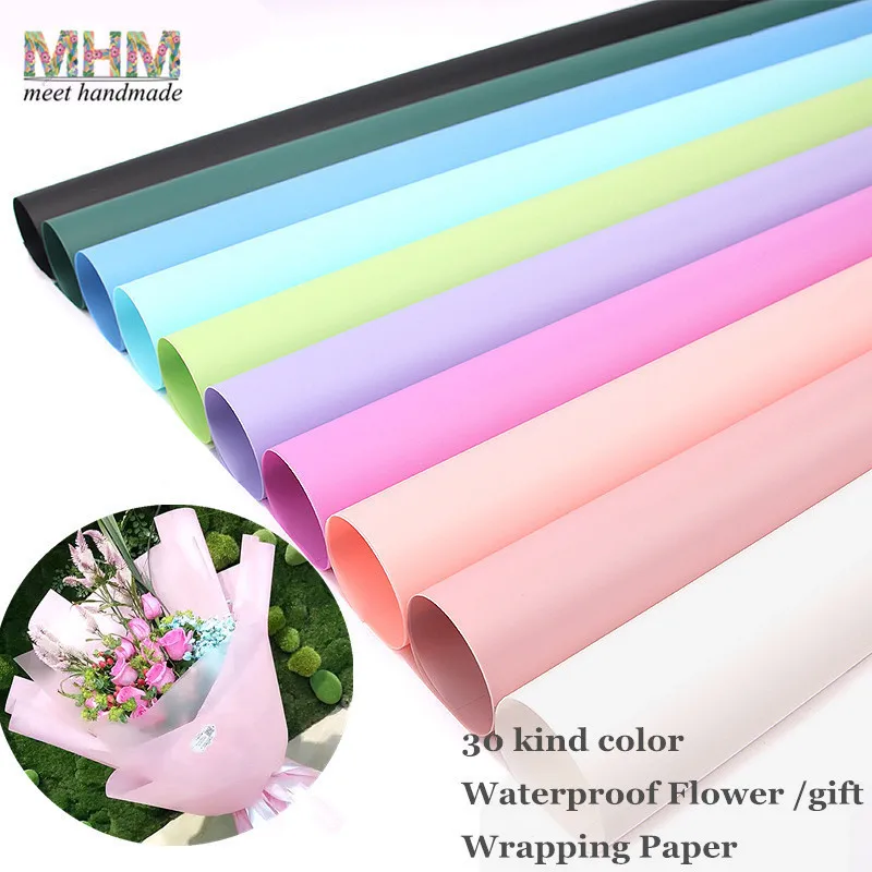 10 листов Водонепроницаемая оберточная бумага в Корейском стиле букет подарочная