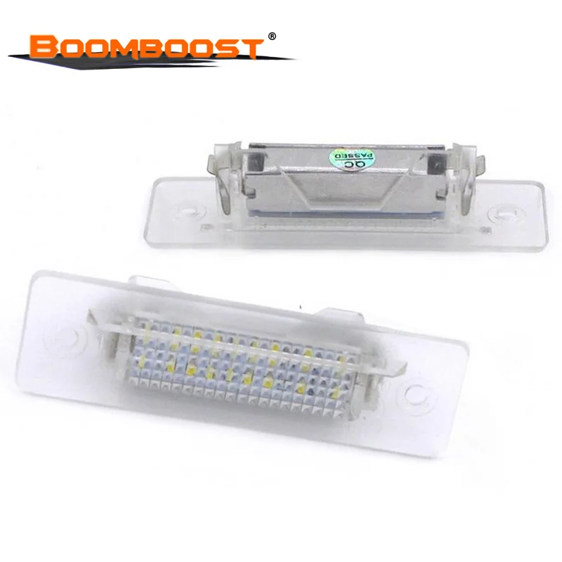 2 шт. Автомобильный светодиодный номерной знак лампа прозрачная рамка 18LED 3528SMD