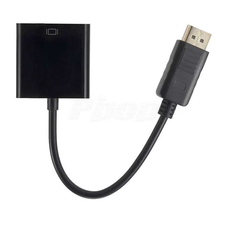 Конвертер DisplayPort DP в VGA кабели 1080P 24 см Папа-мама для монитора ПК |