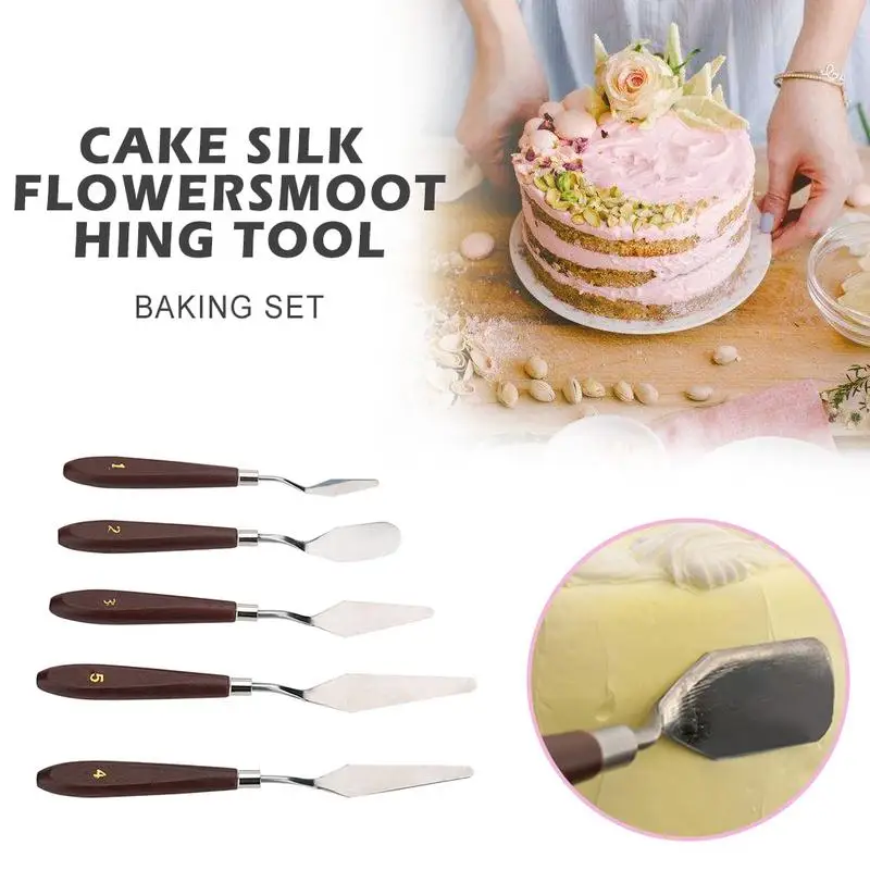 5 шт. кухня выпечки Форма для торта шоколада скребок крем небольшой торт Шелковый