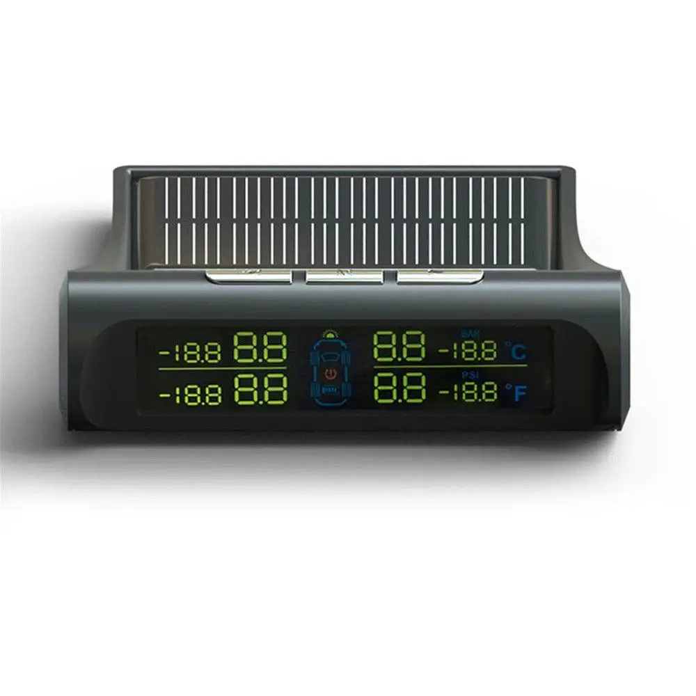 1 * автомобиль солнечной шины USB Давление монитор TPMS шин тестер Встроенный