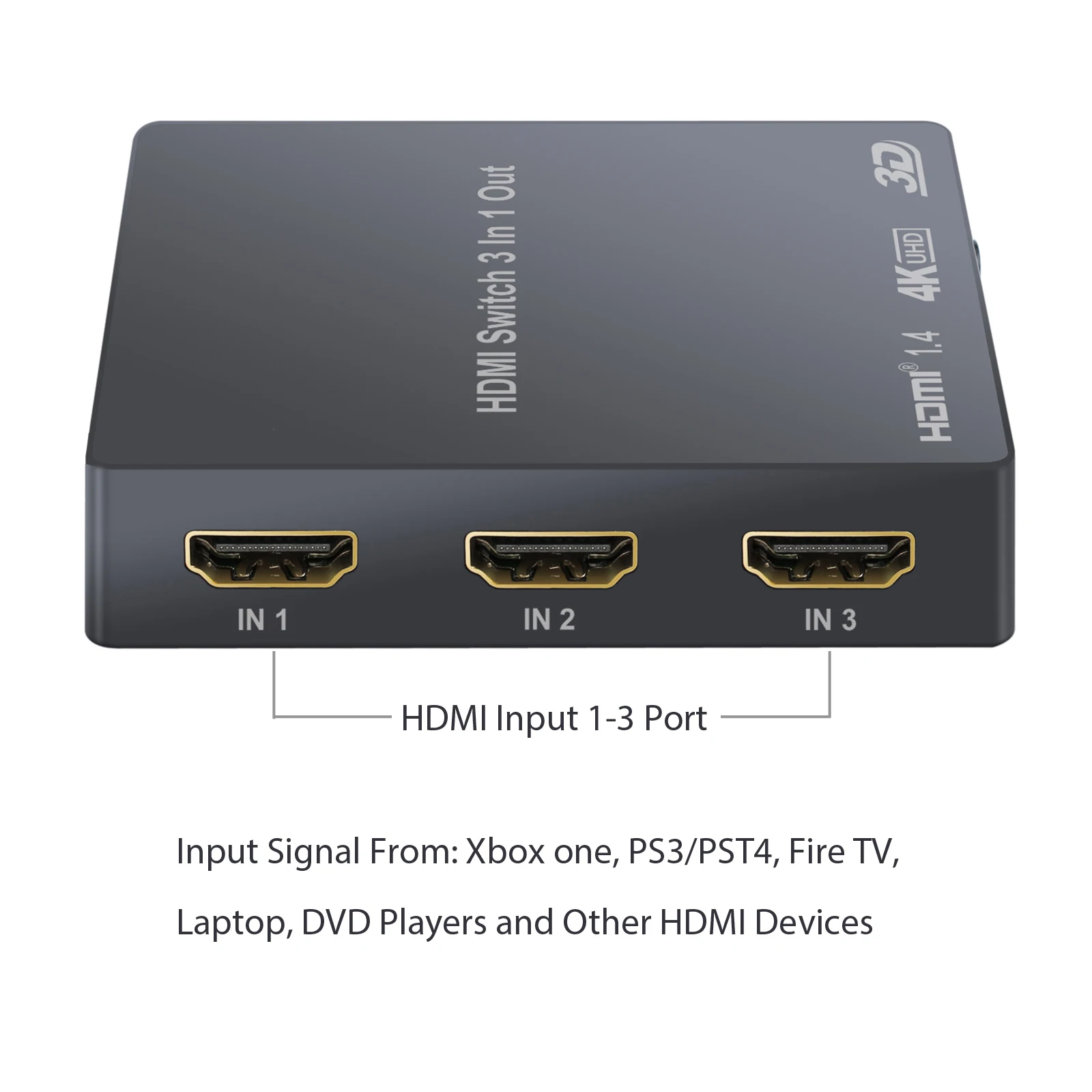 3 порта HDMI переключатель для ТВ приставки в 1|Кабели HDMI| |