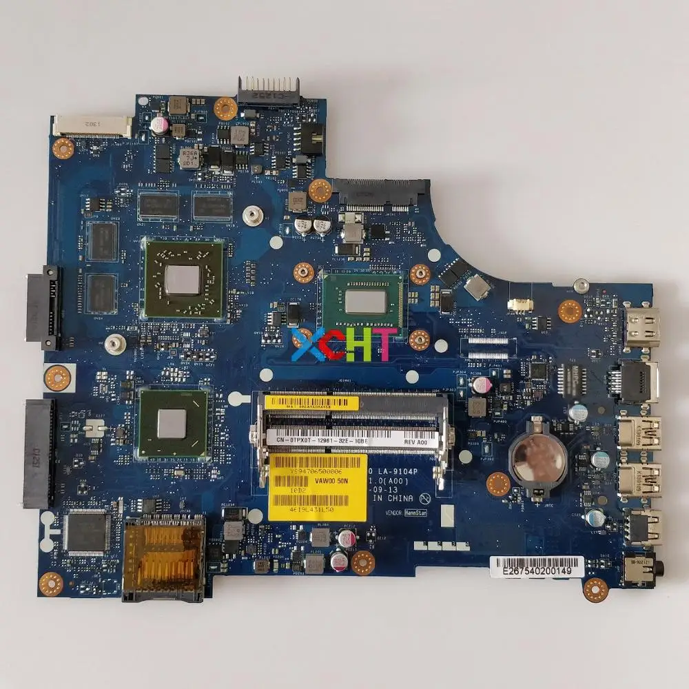 

CN-0TPX0T 0TPX0T TPX0T VAW00 LA-9104P w I5-3337U CPU для Dell Inspiron 3521 5521, протестированная материнская плата для ноутбука, ПК