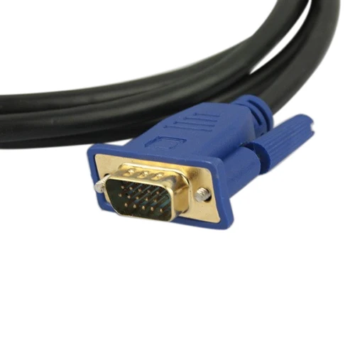 Новое поступление 6 футов 1 8 м VGA HDMI золото папа HD-15 Мужской кабель 1080 P HDMI-VGA м/м