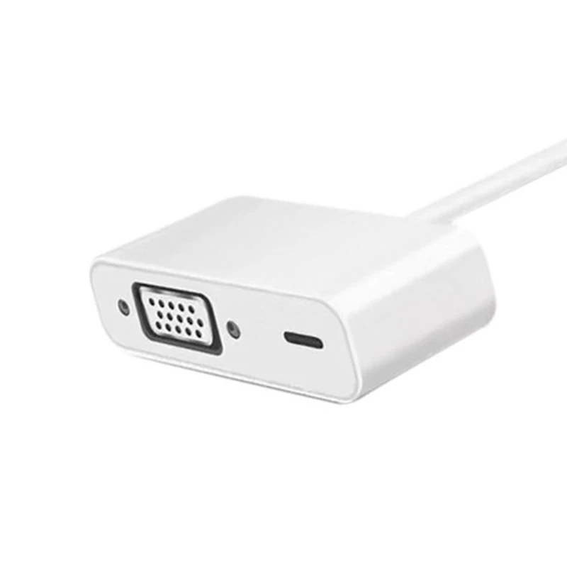 OPQ для iPad iPhone 8Pin интерфейс VGA адаптер 1080p HD видео конвертер iphone5s/6/6 s/7/8/X