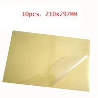 10sheets a4 self adhesive transparent vinyl film label sticker new printing laser printer copy sticker office supplies practical