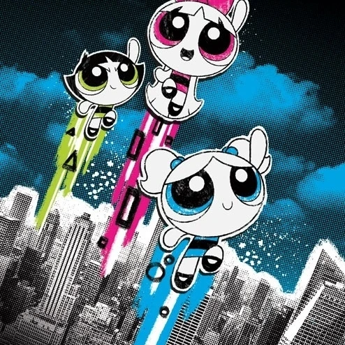 Powerpuff Girls - Flight Poster Print (22 x 34) | Дом и сад