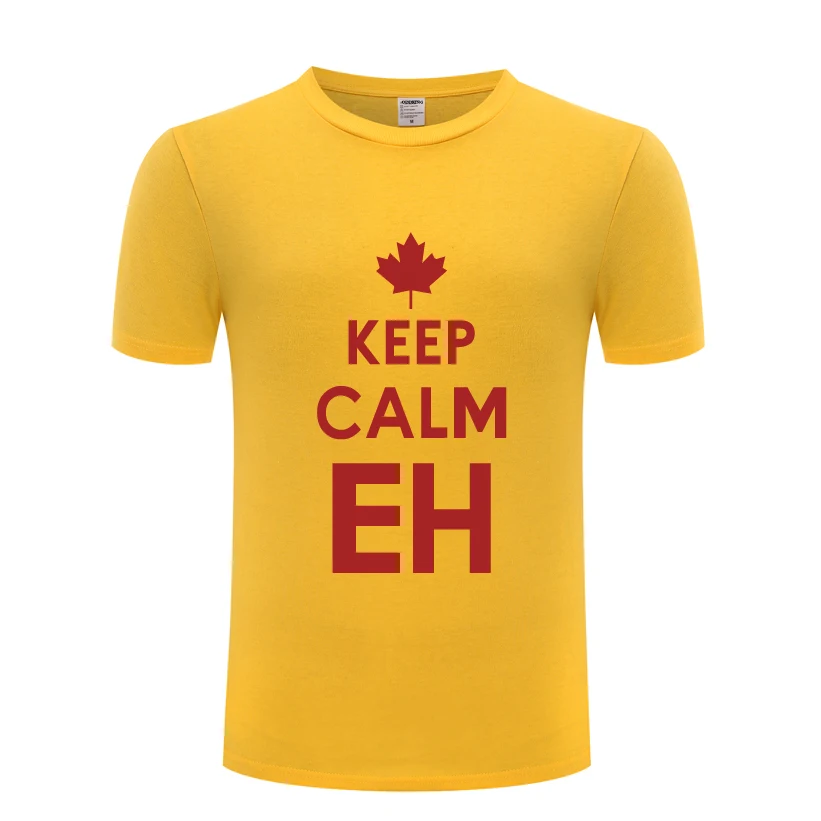 Новинка 2018 креативная Мужская Футболка Keep Calm EH футболка Новая повседневная