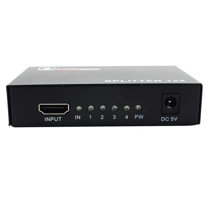 1080p 4K HD Multimedia Interface Splitter Amplifier Repeater 1.3b 24bit/ deep color 30bit 36 bit 1 x 4 Port | Электроника