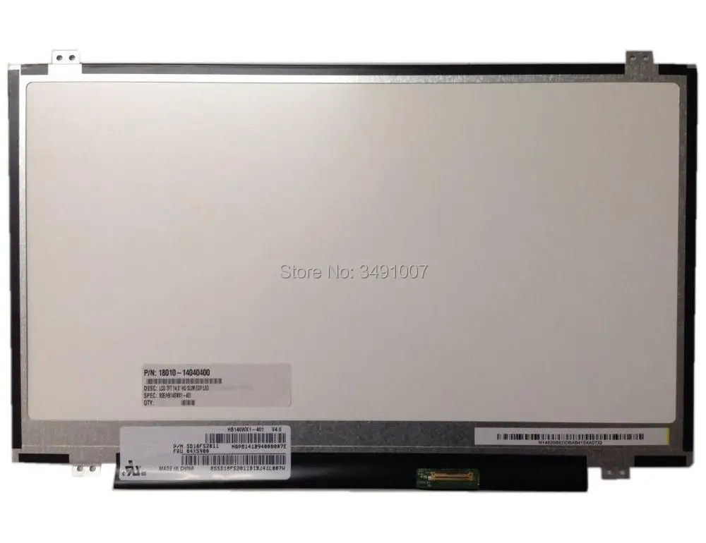 LALAWIN HB140WX1 401 301 501 601 подходит LTN140AT31 LP140WHU TPA1 B140XTN03.2 LP140WH2 TPS1 eDP 30 контактный ЖК