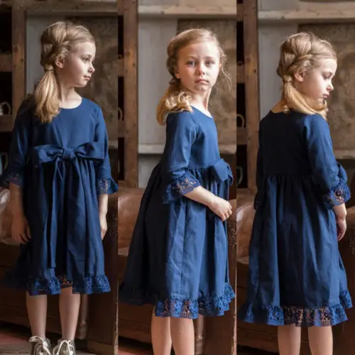 2019 милое детское кружевное платье принцессы для маленьких девочек с коротким