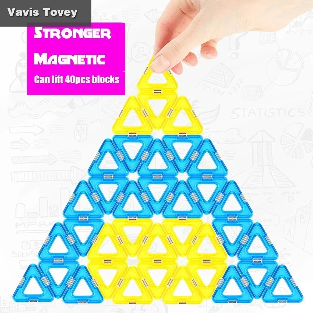 Vavis Tovey Детские магнитные Конструкторы творческий DIY мощный игрушки различные