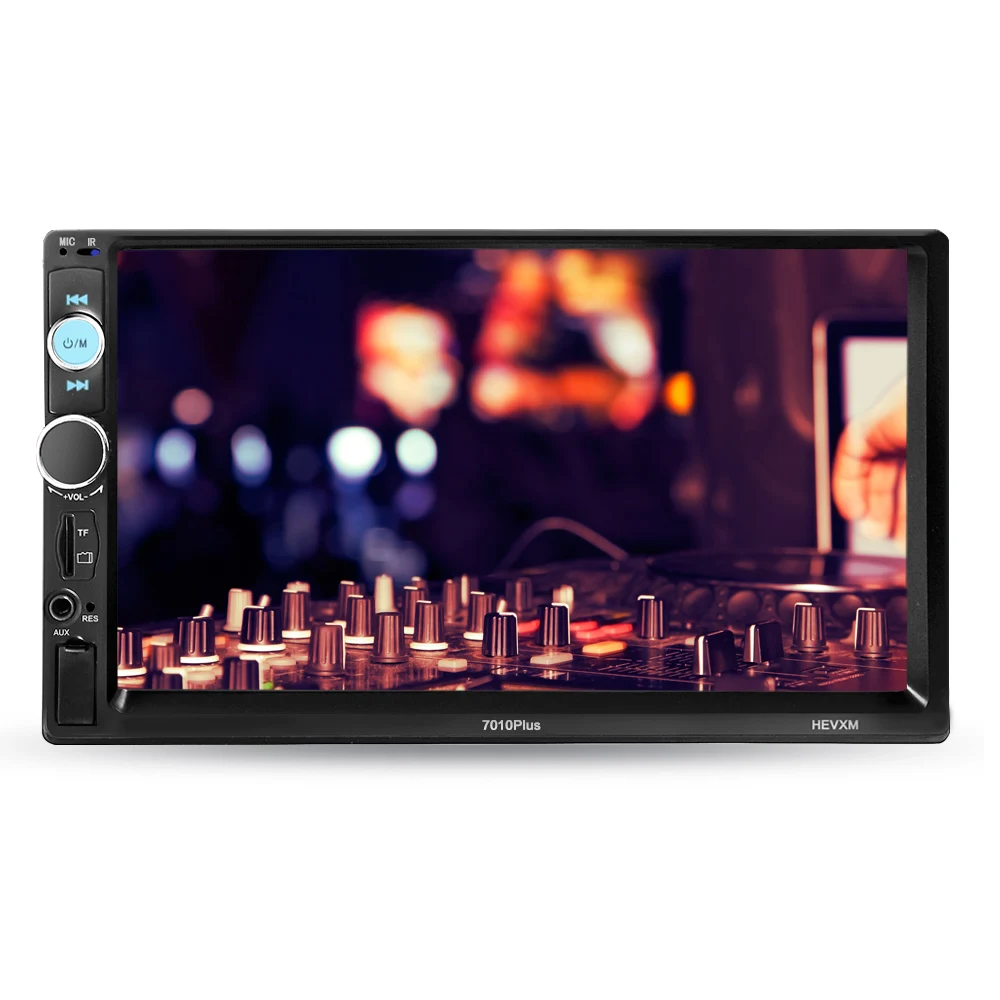 Автомагнитола 7010B Plus 7 &quot 2 din сенсорный экран bluetooth usb mp5 multimidio player Mirror Link камера