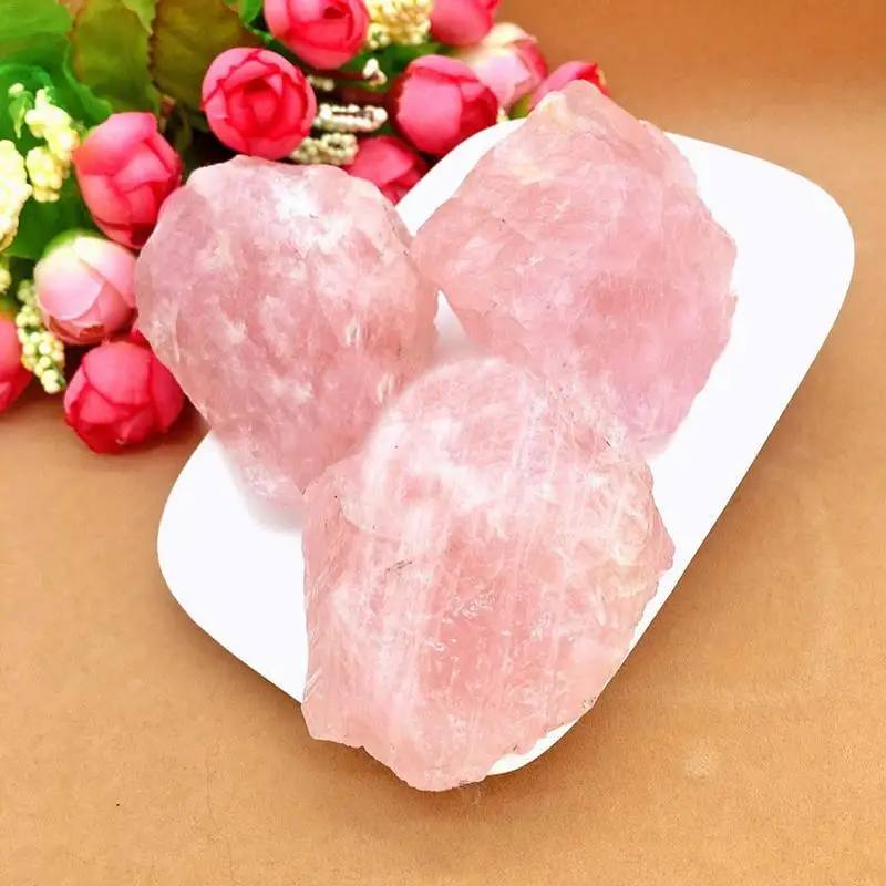 1PCS 2-3CM Natural Pink Quartz Crystal Stone Rock Mineral Specimen Treatment Point Healing Hexagonal Wand Crafts | Дом и сад