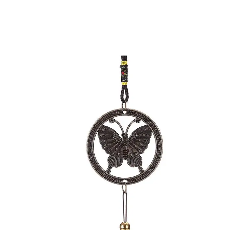 WINOMO Retro Copper Wind Chime Metal Aeolian Bells Butterfly Style for Patio Porch Garden Backyard | Дом и сад