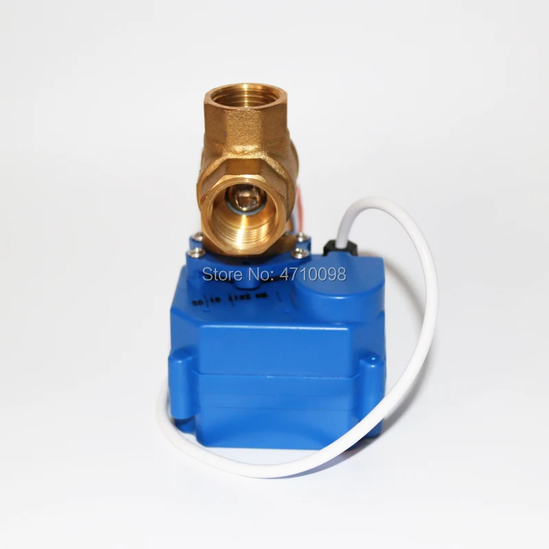 Новый моторизованный шаровой клапан 1/2 &quotDN15 DC5V латунный Электрический