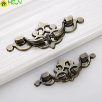 antique chinese zinc alloy for furniture cabinet pull handle cupboard door knob drawer handles fireplace door handles z 0733