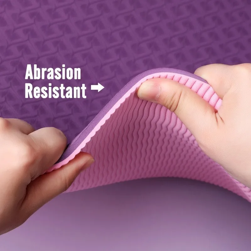 6 мм большие коврики для йоги Major TPE нескользящий Пилатес коврик упражнений 183X80CM