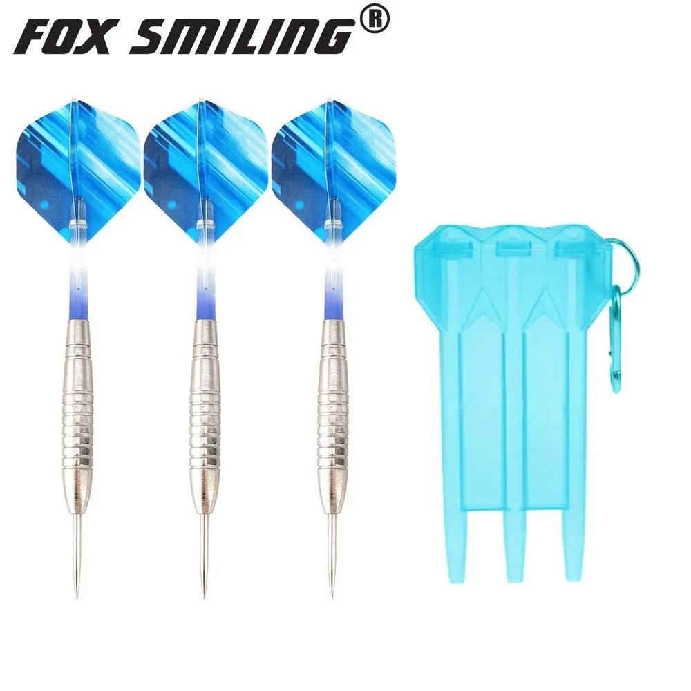 Профессиональные стальные наконечники для Дартс Fox Smile 3 шт. 23 г с нейлоновыми
