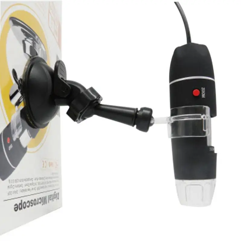 Цифровой электронный микроскоп 1 600x 2 МП USB портативный с 8 светодиодными экранами