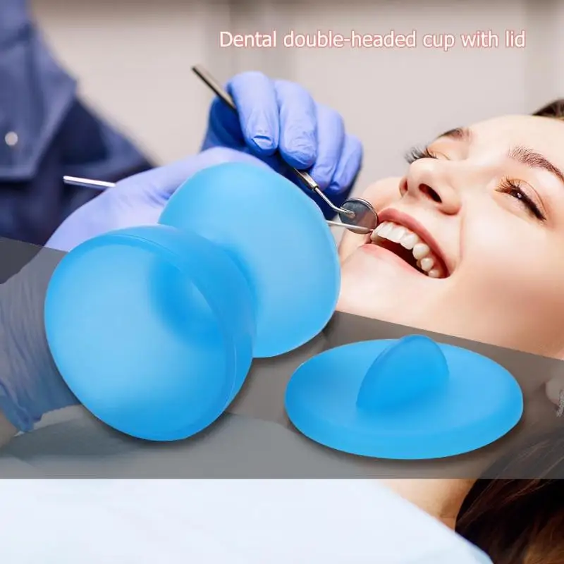 Стоматологический инструмент с двойной головкой чашка для стоматолога миска