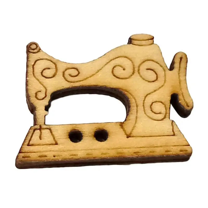 50 шт. набор кнопок для швейных инструментов деревянные пуговицы ручной работы