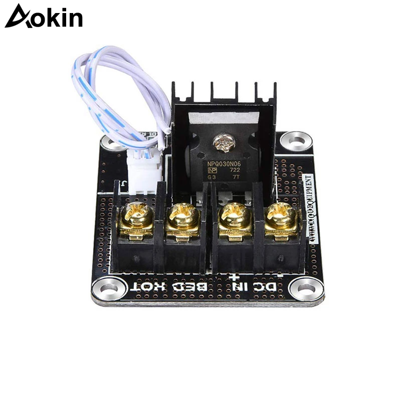 Aokin 3D Printer Heated Bed Power Module Expansion Board Heatbed MOS High Current Upgrade RAMPS 1.4 | Компьютеры и офис