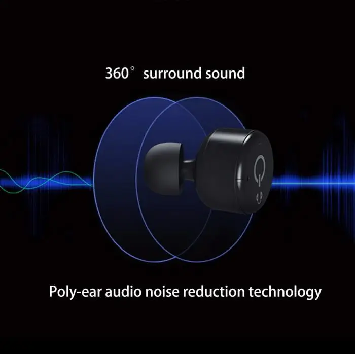 Мини беспроводные Bluetooth стерео бинауральные в тренажерном зале повседневные и т.