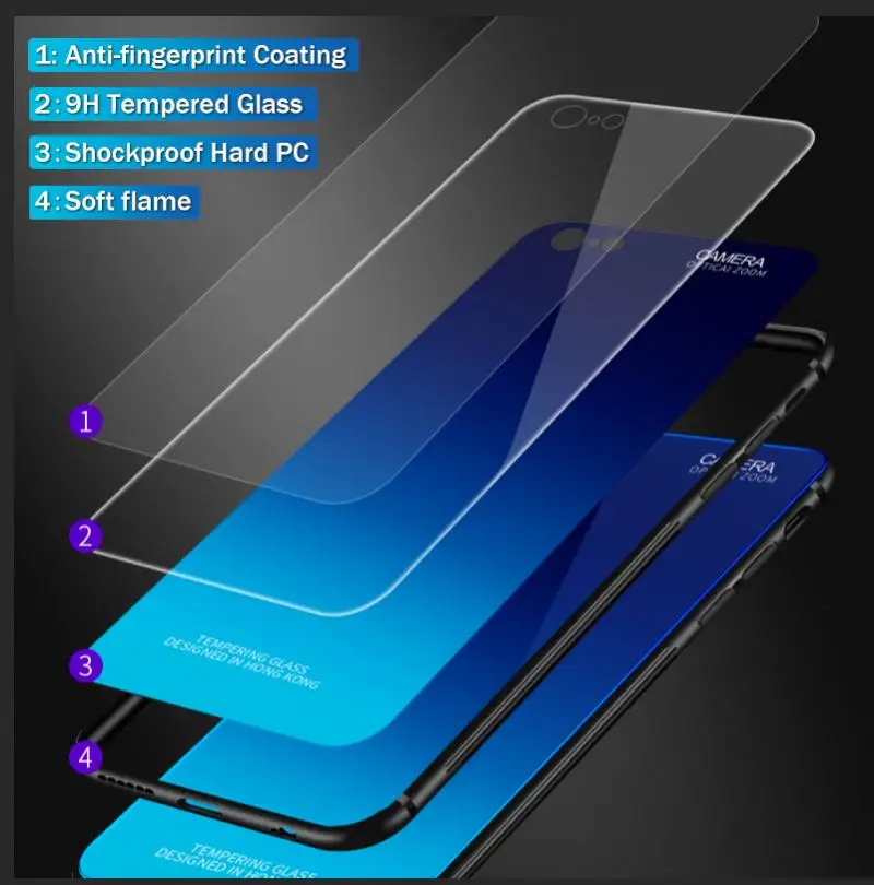 GFAITH For Realme 3 Pro Case Tempered Glass Full Shockproof Cover C2 C1 2 5 XT Cases Aurora Funda Coque | Мобильные телефоны и