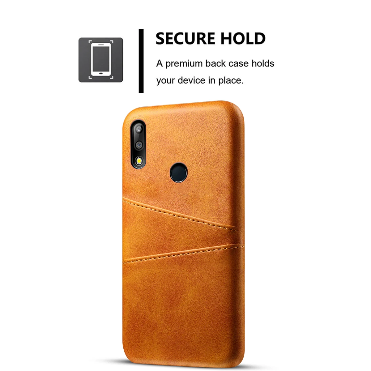 Для Asus Zenfone Max Pro M2 ZB631KL чехол из искусственной кожи с отделением для карт Мягкий