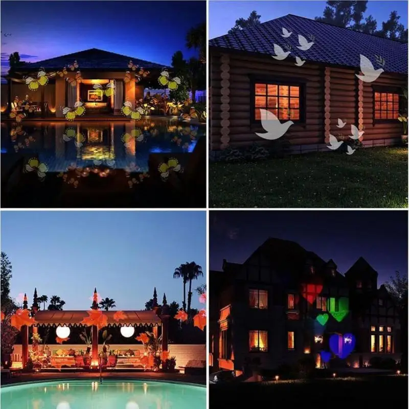 Christmas Laser Snowflake Projector Light Outdoor LED Lamp Waterproof Disco Lights Home Garden Star outdoor Decor A35 | Дом и сад
