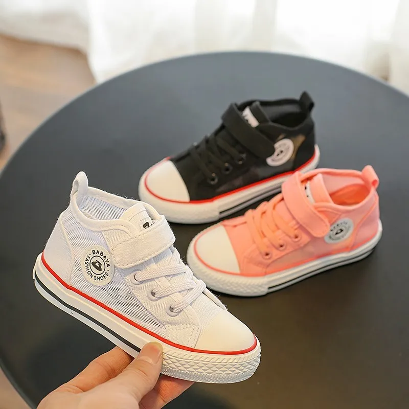 2019 Canvas Children Shoes Sport Breathable Boys Sneakers Brand Kids For Girls Jeans Denim Casual Child Flat | Детская одежда и