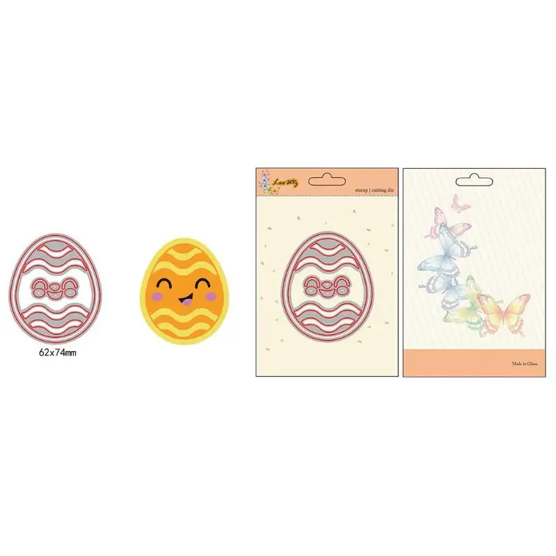 1 шт. цветные яйца резка Dies трафарет альбом фото тиснение бумаги Craft | Дом и сад